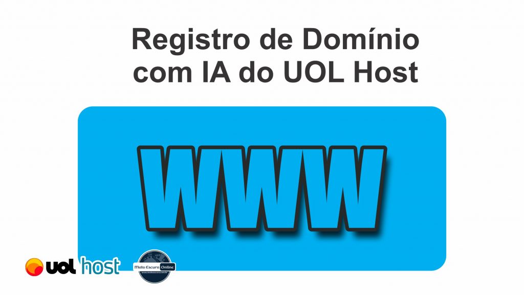 Registro de Domínio com IA do UOL Host
